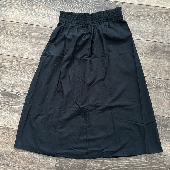 🎄Evidence black  vintage 80s/90s maxi skirt SZ S - Picture 9 of 9